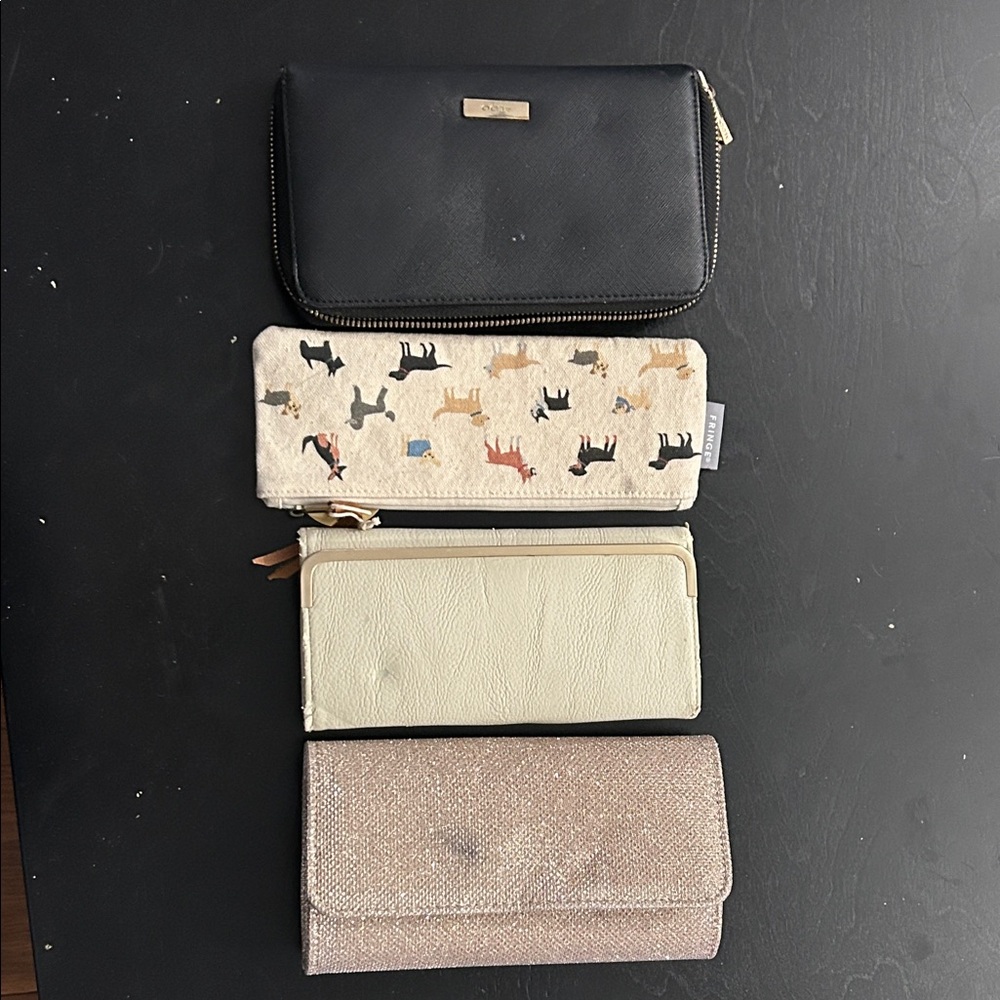 Black Leather Women's Wallet